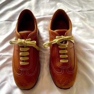 Vintage Hermes Paris track sneakers
